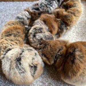 Rabbit Fur Scarf
